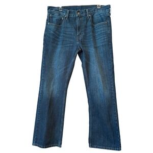 Levi's 527 Jeans Mens 36x30 Slim Boot Cut Dark Wash Denim Pants Western Cowboy